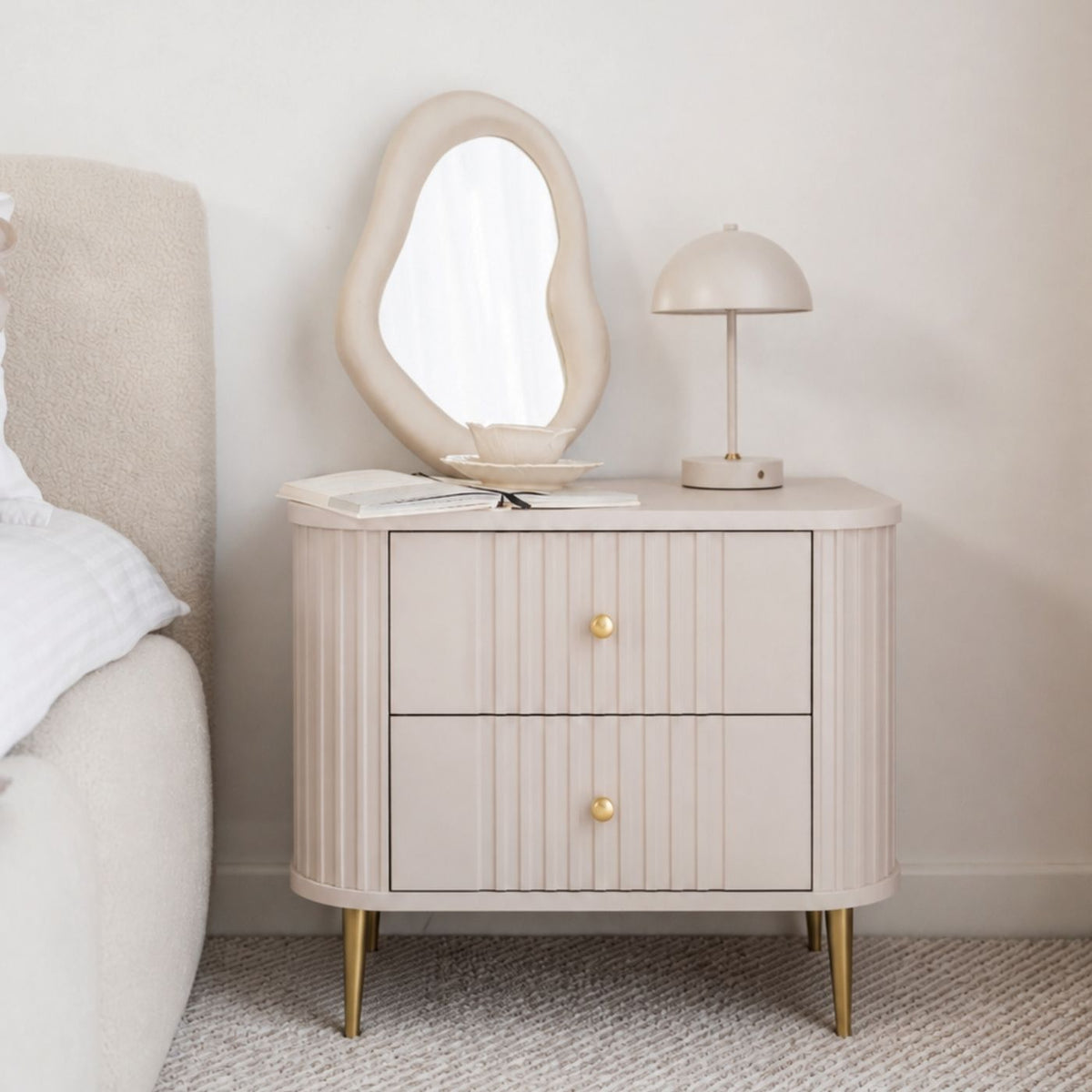 Dekoracyjne, ryflowane fronty