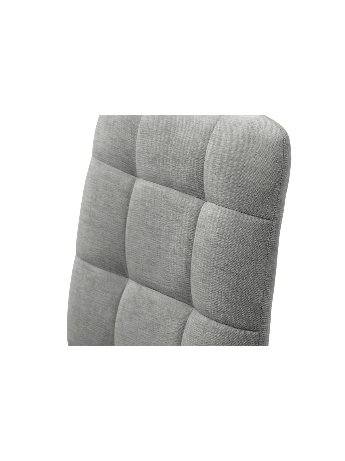 Polstrovaná židle Platinum 4 šedý szenil Wind 90, detail opěradla