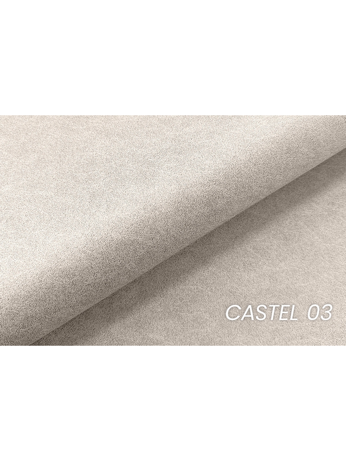 Čalouněná postel Tesia 180x200 světle béžová sametová látka Castel 03 s úložným prostorem detail