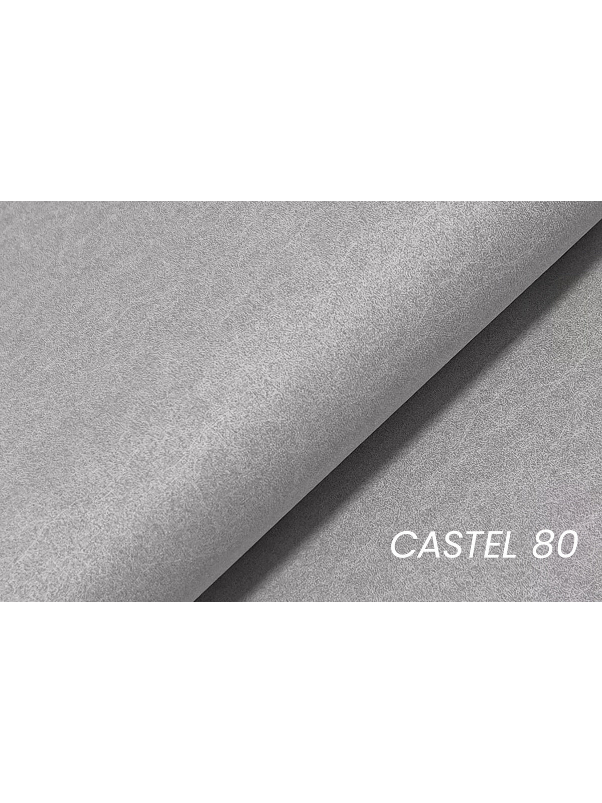 Čalouněná postel Tesia 180x200 šedý samet Castel 80, detail látky