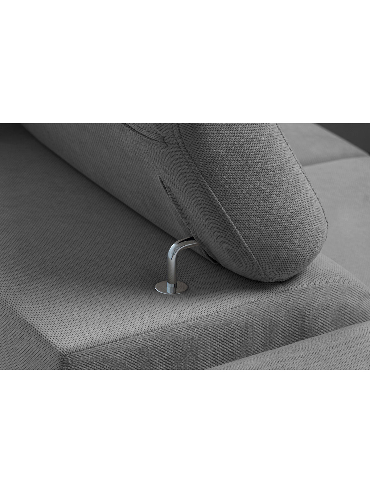 Nastavitelná opěrka hlavy rohové sedačky Monrose Mini šedý plus Pretty 17 detail mechanismu