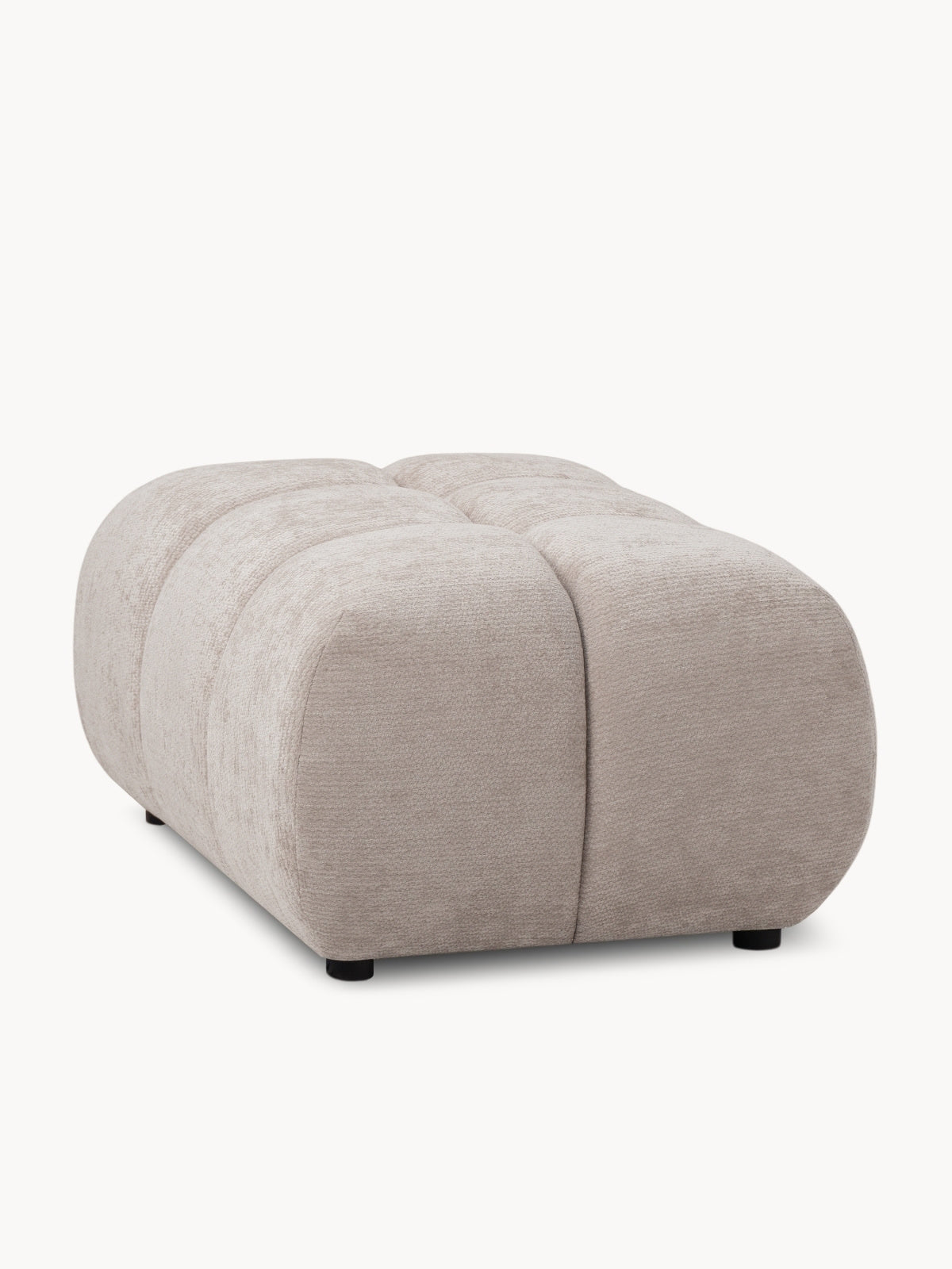 Taburet čalouněná Lutario Mini - béžová šenil Vibe 08