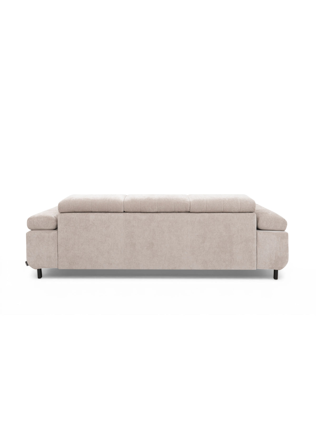 Sofa trzyosobowa Tyrion beżowy szenil Vibe 08 widok tylnej strony