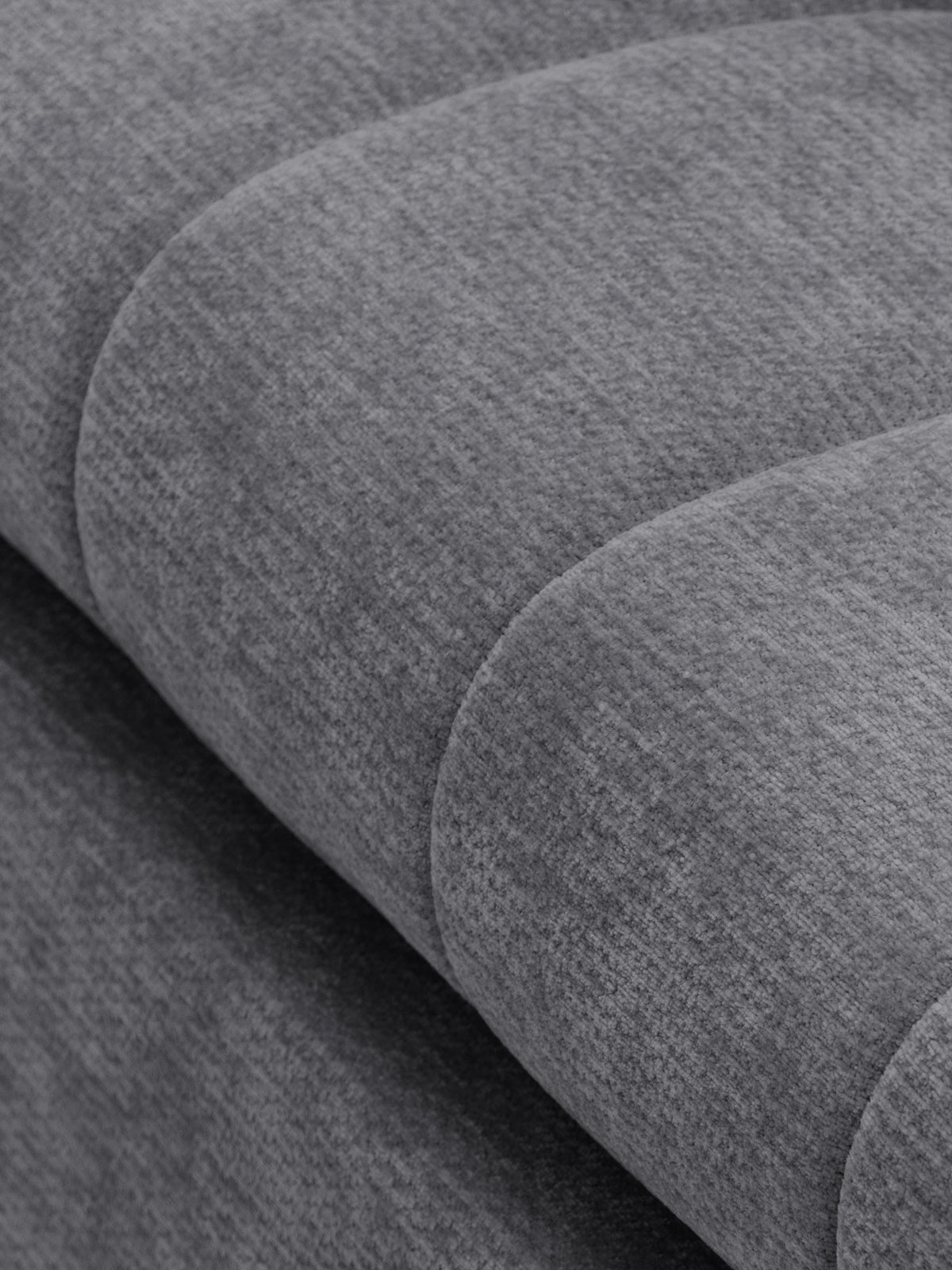 Sofa trzyosobowa Tyrion szary szenil Vibe 95 detal siedziska