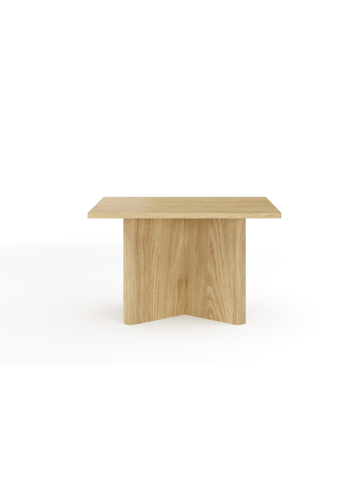 Stolik kawowy kwadratowy Bellora 80 cm w kolorze dąb olejowany, nowoczesny design