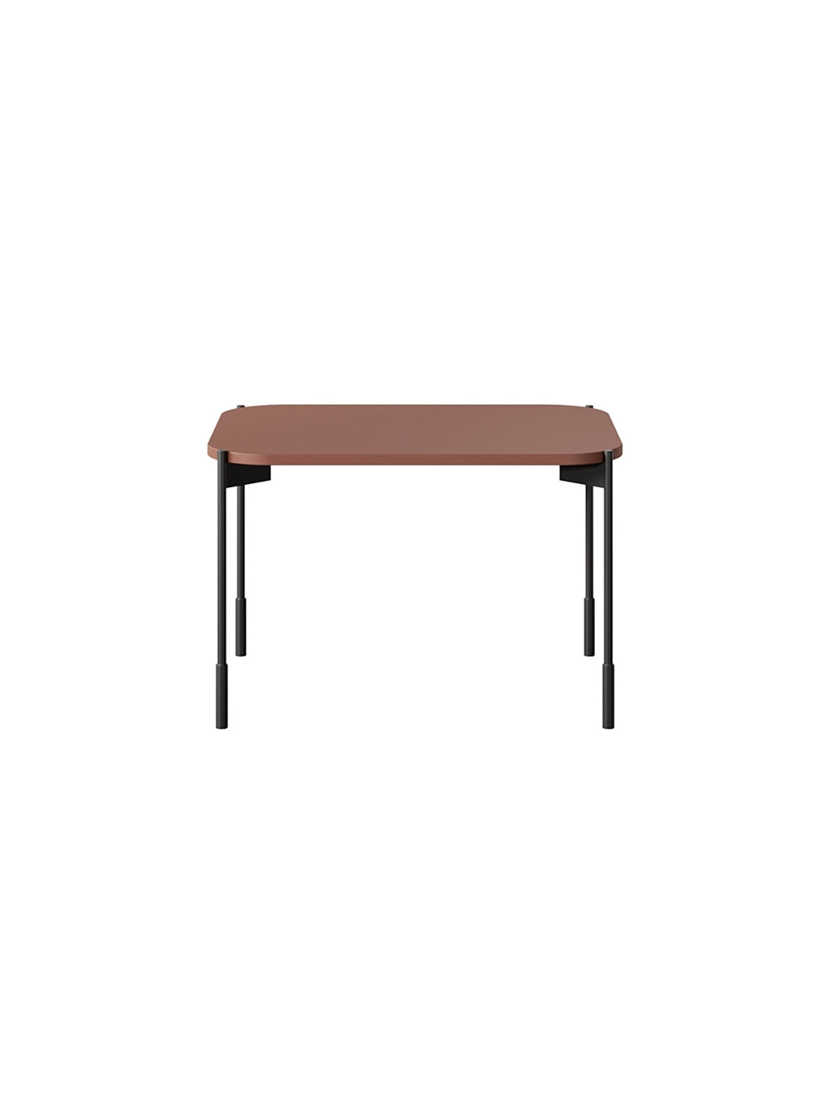 konferenční stolek prostokatny Sonatia 60 cm - burgund - bok