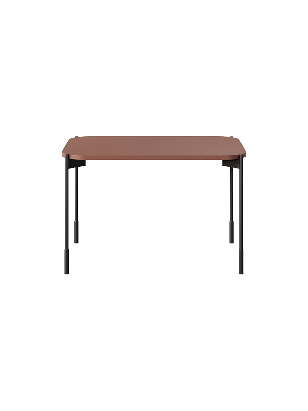 konferenční stolek prostokatny Sonatia 70 cm - burgund - bok