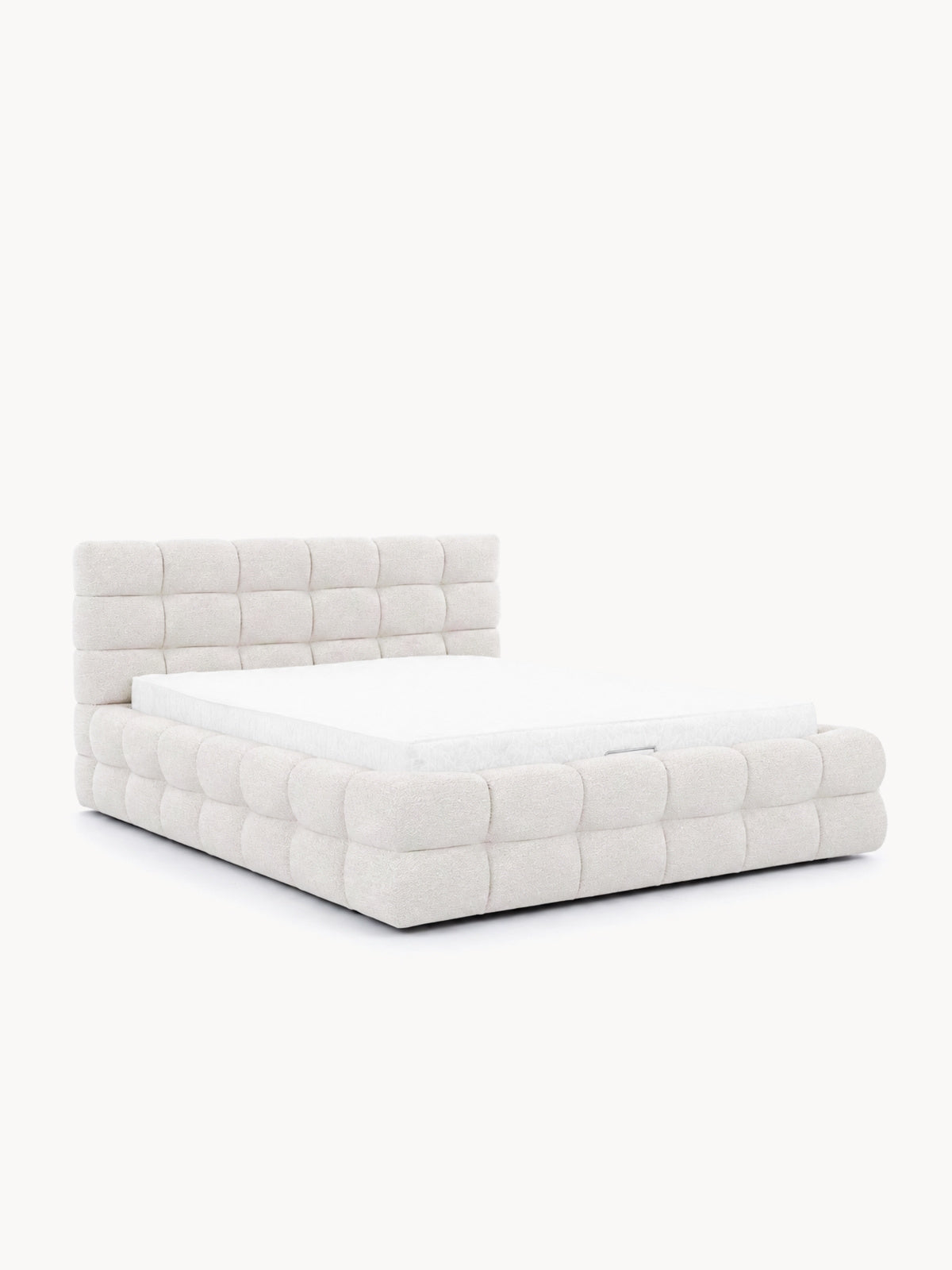 Postel pro ložnice Bellmora 180x200 s úložným prostorem- béžová boucle Raven 22