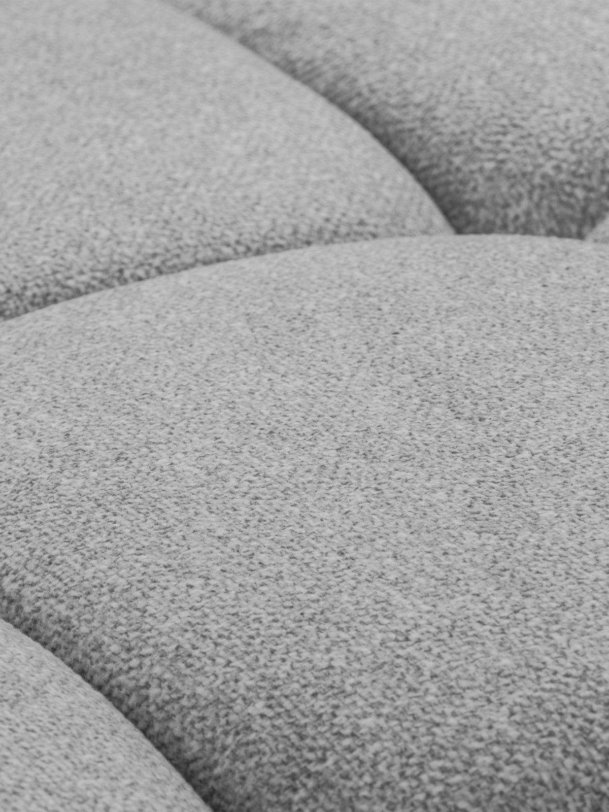 Rohová sedací souprava Lerio pravá, světle šedá hydrofobní pletenina Blur 18, detail látky