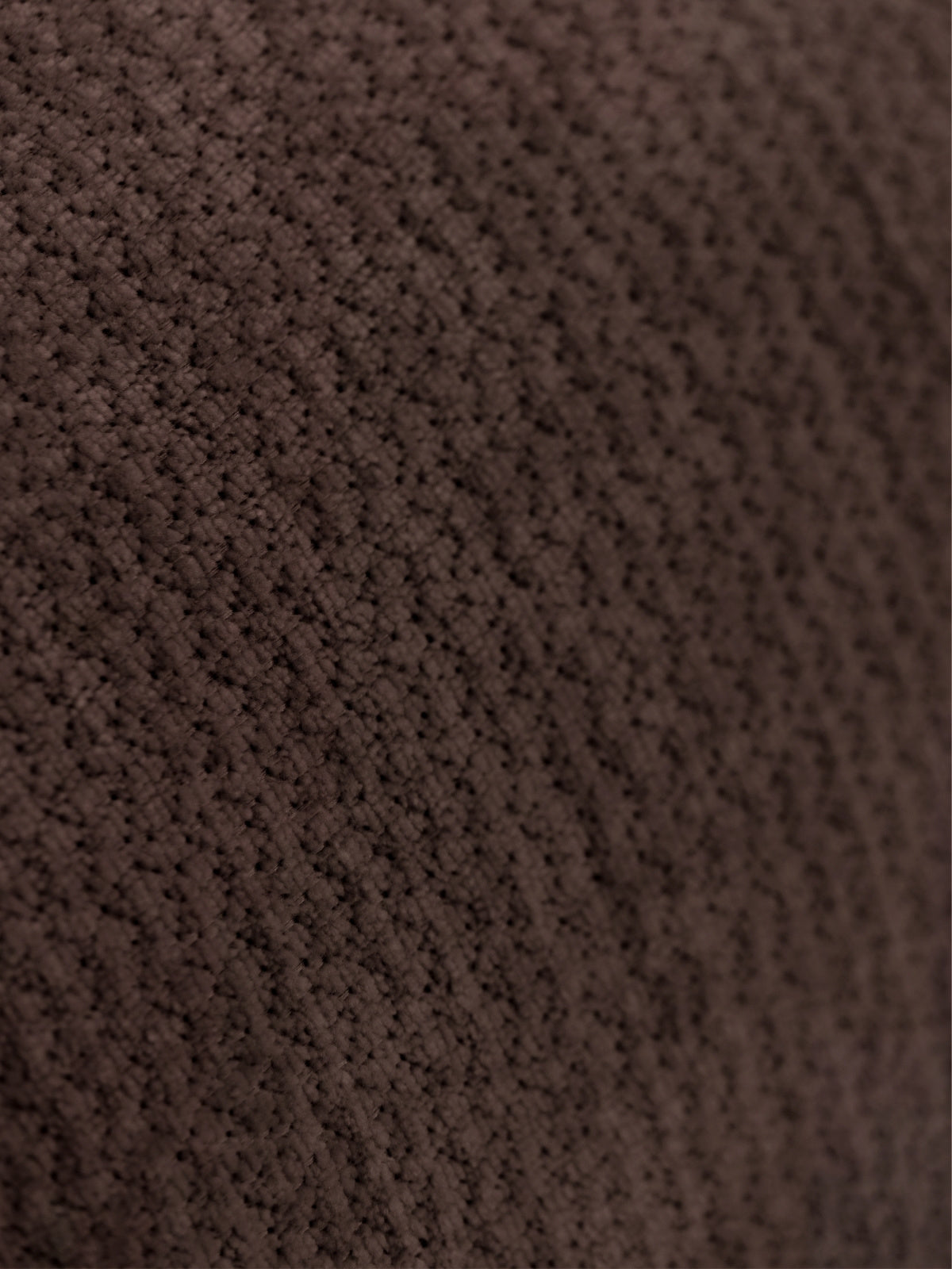 Rohová sedačka Lutario Mini levá, hnědý szenil Vibe 26, detail látky