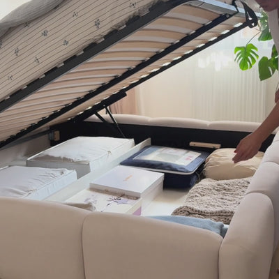 Pojemny schowek na pościel