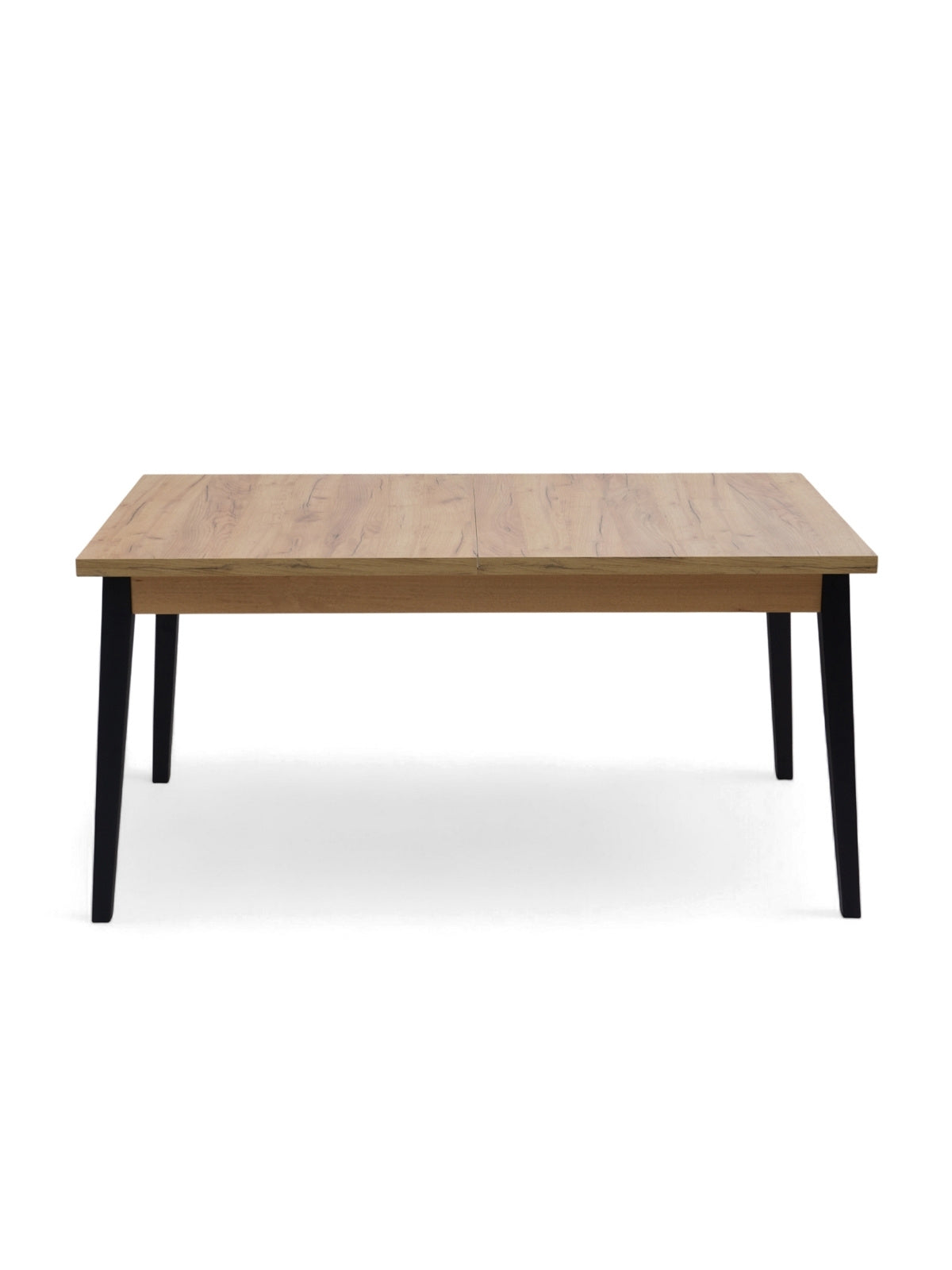 Stůl rozkladany Paris 140-180x80 cm - dub craft / černé nožičky