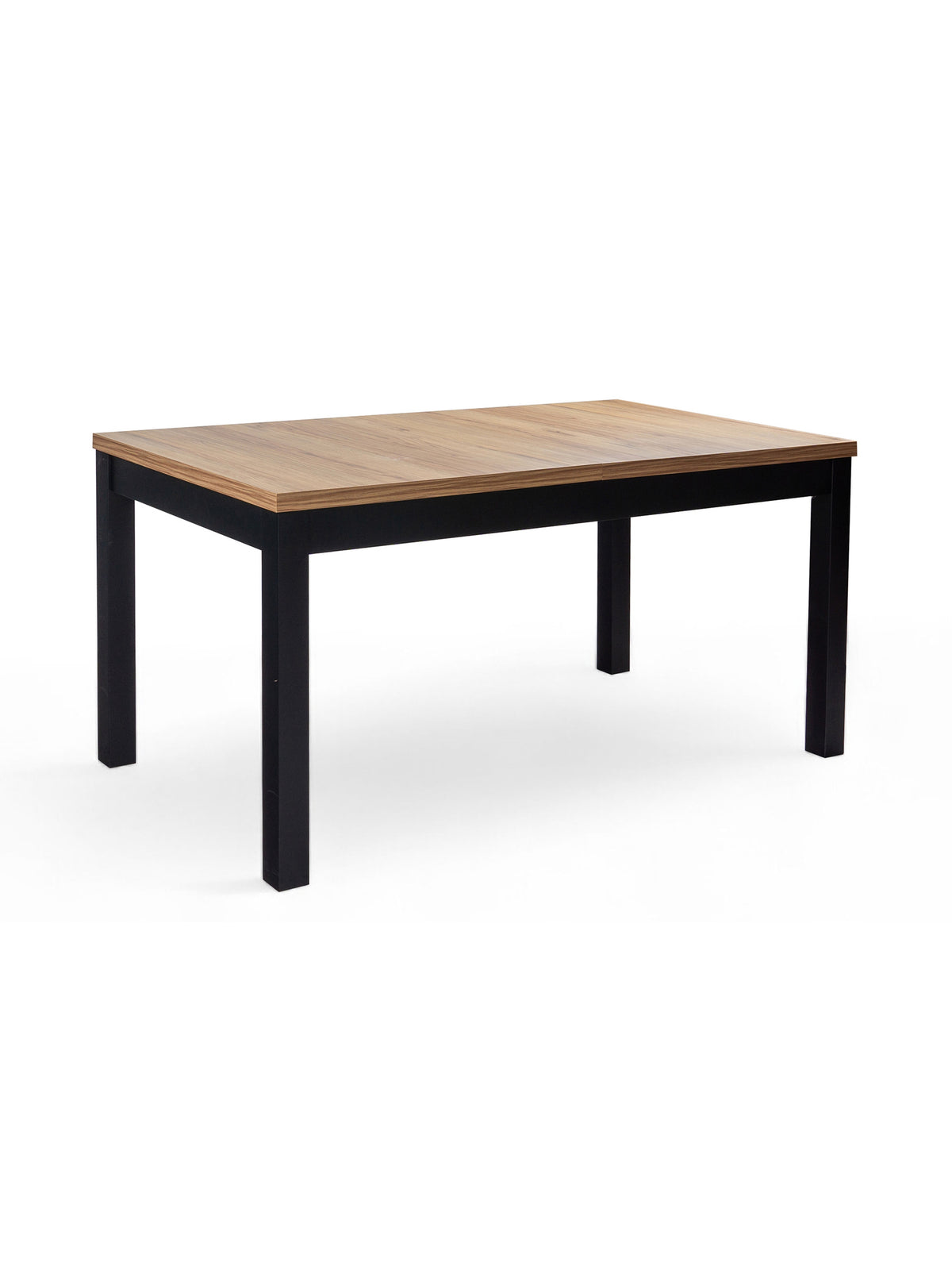 Rozkládací stůl Werona 140-220x80 cm dub pradawny černé nohy, přední pohled