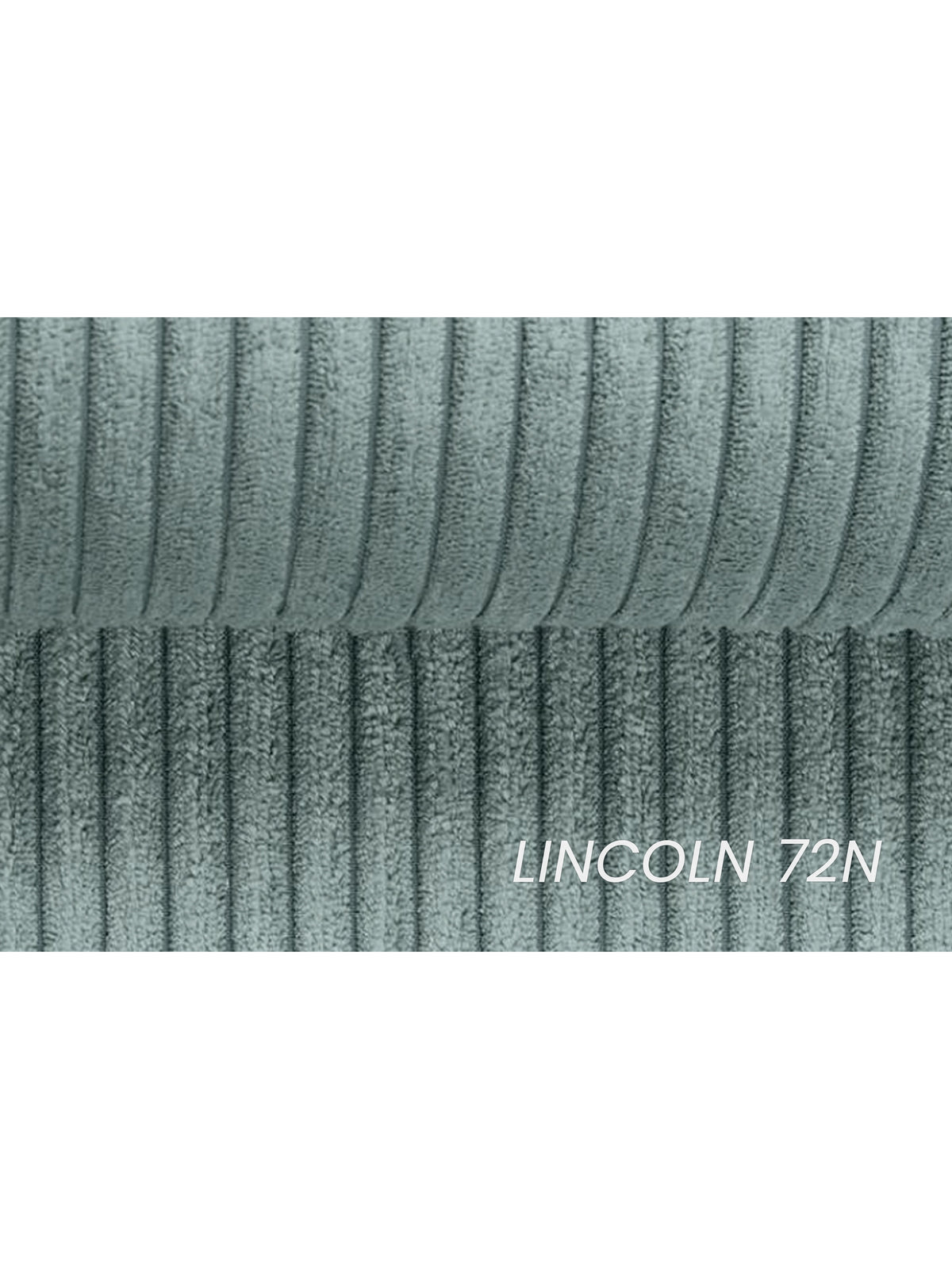 Rozkládací pohovka Maciek zelený manšestr Lincoln 72, detail látky